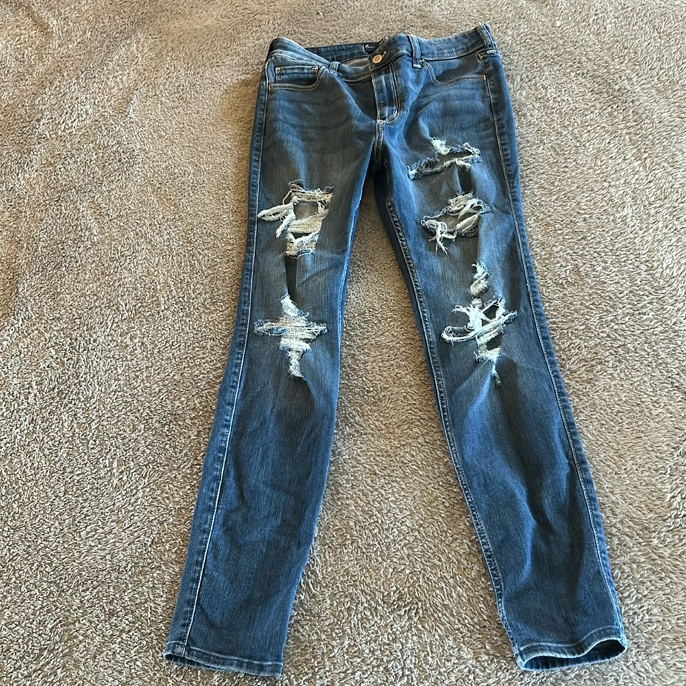 Hollister high-rise super skinny